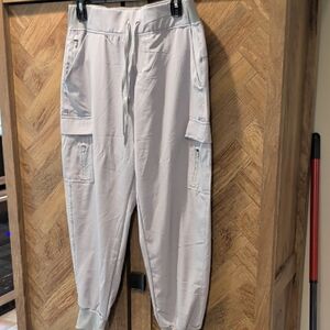 Light Gray Cargo Pull on Joggers
